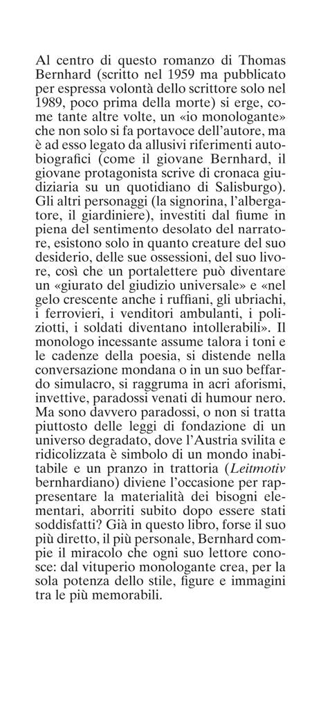 In alto - Thomas Bernhard - 2