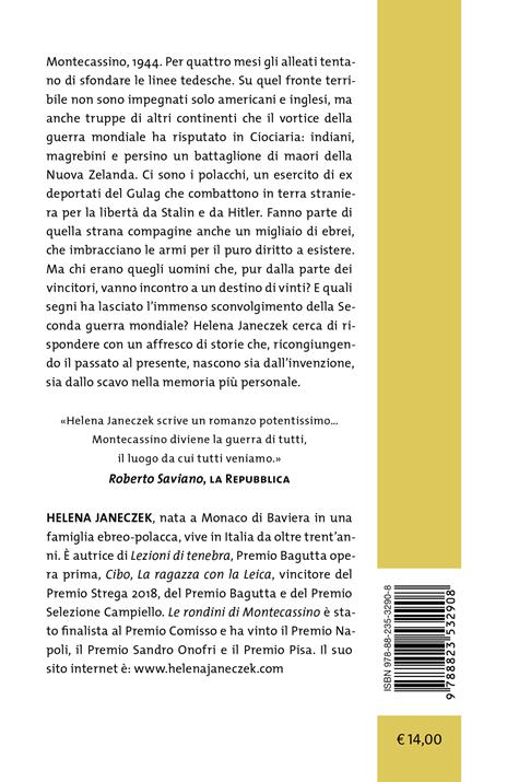 Le rondini di Montecassino - Helena Janeczek - 2