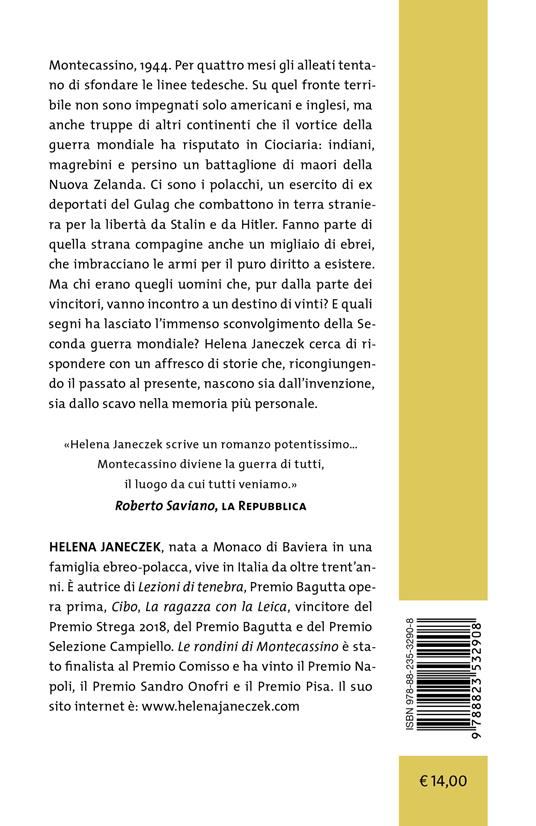 Le rondini di Montecassino - Helena Janeczek - 2