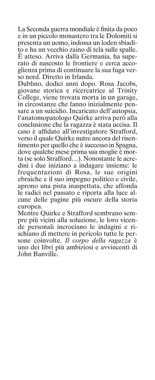 Il corpo della ragazza - John Banville - 2