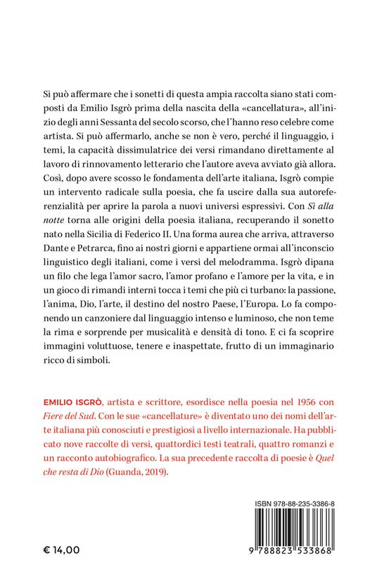 Sì alla notte - Emilio Isgrò - 2