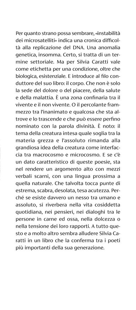 Instabilità dei microsatelliti - Silvia Caratti - 2