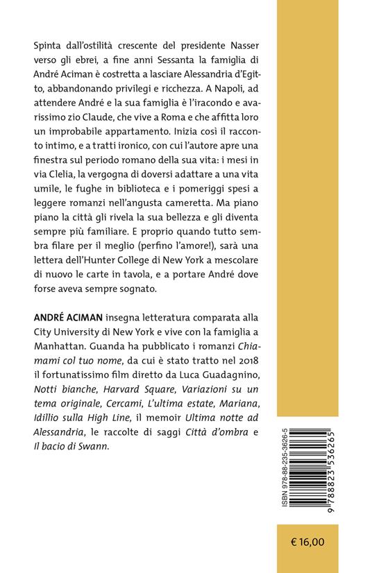 Un'educazione sentimentale - André Aciman - 2