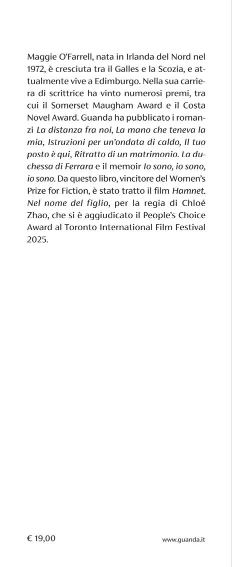 Nel nome del figlio. Hamnet - Maggie O'Farrell - 3