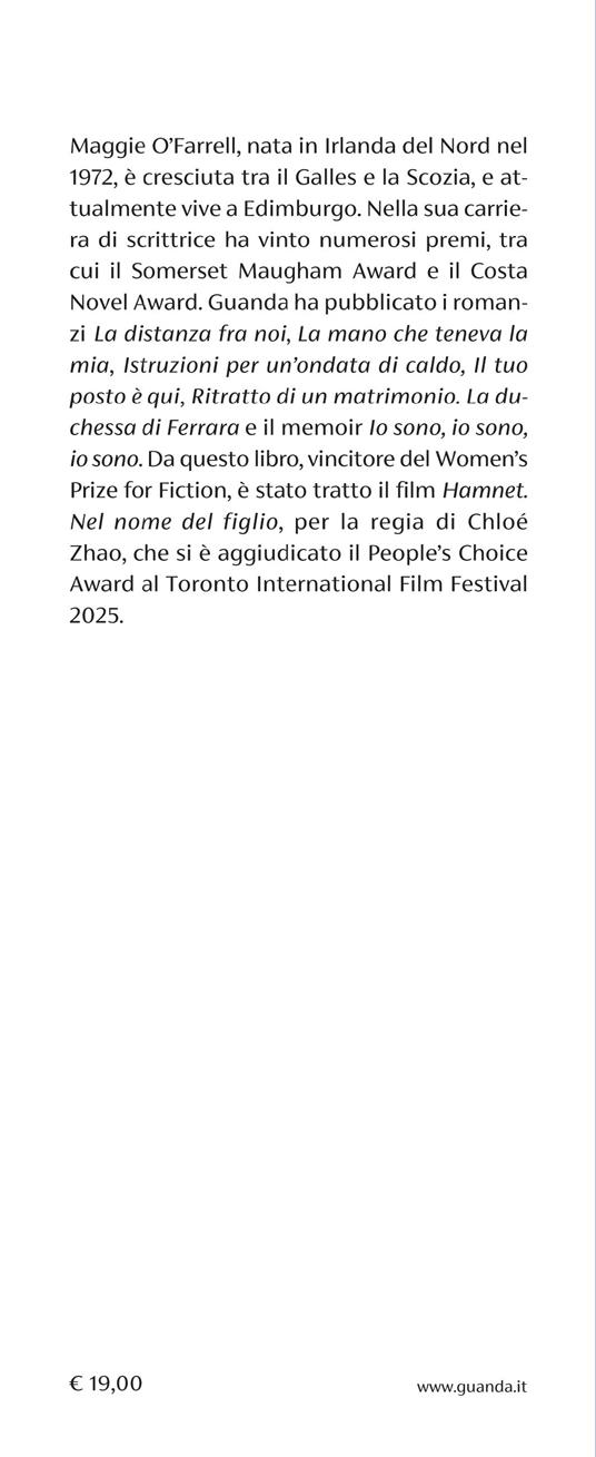 Nel nome del figlio. Hamnet - Maggie O'Farrell - 3