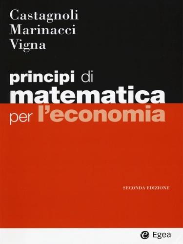 Principi di matematica per economia - Erio Castagnoli - 3