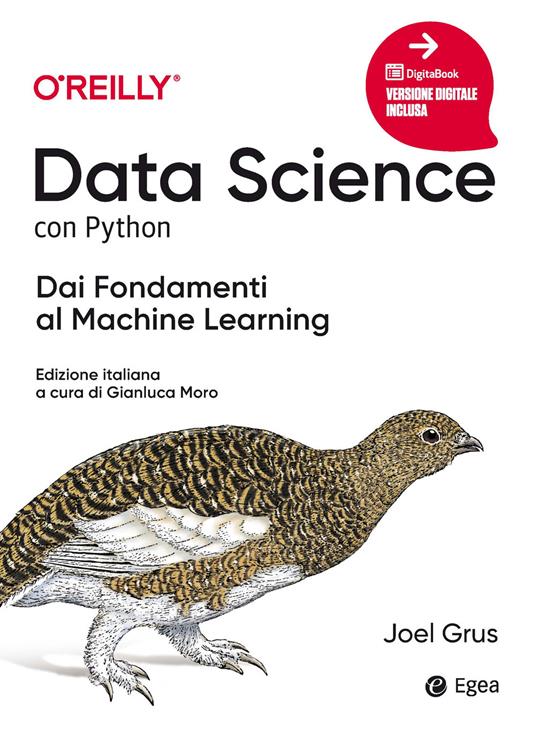 Data science con python. Dai fondamenti al machine learning - Joel Grus - copertina