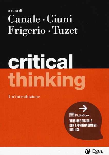 Critical thinking. Con Contenuto digitale per accesso online - copertina