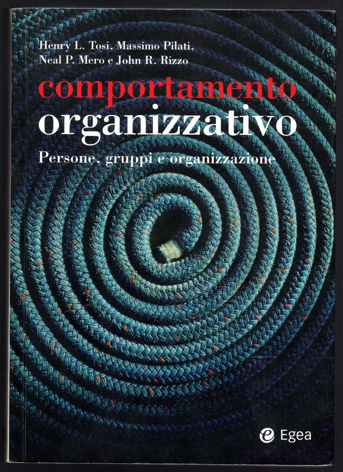 Comportamento organizzativo. Persone, gruppi e organizzazione