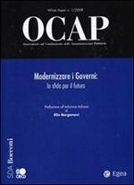 OCAP. Osservatorio sul cambiamento delle amministrazioni pubbliche (2008). Vol. 1: Modernizzare i governi. La sfida per il futuro.