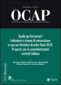 OCAP. Osservatorio sul cambiamento delle amministrazioni pubbliche (2012). Vol. 2 - copertina