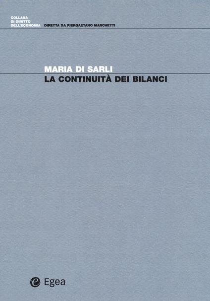La continuità dei bilanci - Maria Di Sarli - copertina