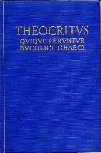 Quique feruntur bucolici graeci - Teocrito - copertina