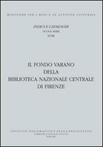 Il Fondo Varano della Biblioteca Nazionale centrale di Firenze