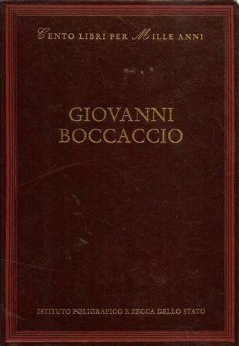 Giovanni Boccaccio - Nino Borsellino - copertina
