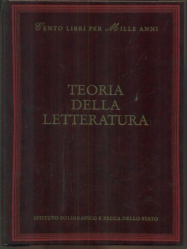 Teoria della letteratura