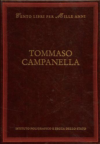 Tommaso Campanella - Nicola Badaloni,Germana Ernst - copertina