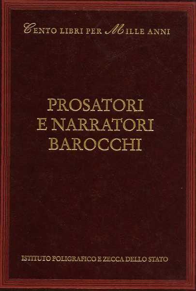Prosatori e narratori barocchi - Giorgio Bàrberi Squarotti - copertina