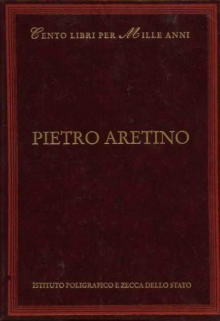 Pietro Aretino - Giulio Ferroni - copertina