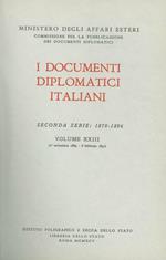 I documenti diplomatici italiani. Serie 2ª (1870-1896). Vol. 23: 1º settembre 1889-8 febbraio 1891