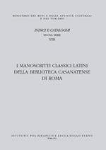 Catalogo dei manoscritti classici latini della Biblioteca Casanatense di Roma
