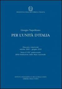 Per l'unità d'Italia - Giorgio Napolitano - copertina