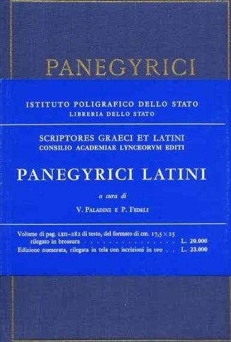Panegyrici latini - copertina