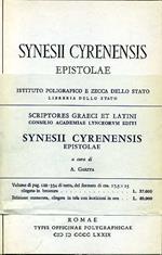 Synesii Cyrenensis epistolae