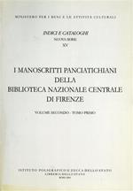 I manoscritti panciatichiani della Biblioteca nazionale centrale di Firenze