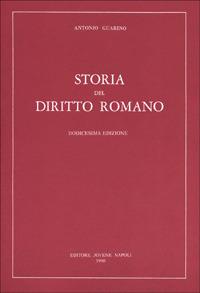 Storia del diritto romano - Antonio Guarino - copertina