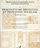 Tractatus de dignitate et potestate seculari. Venetiis 1548 - copertina