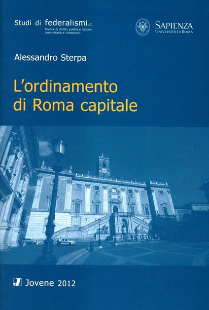 L' ordinamento di Roma capitale - Alessandro Sterpa - copertina