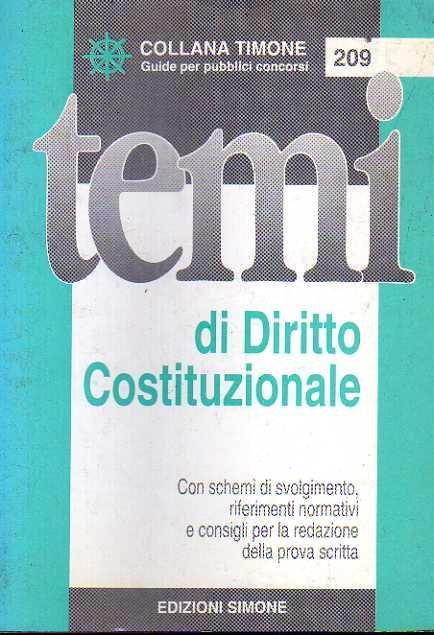 Temi di diritto costituzionale