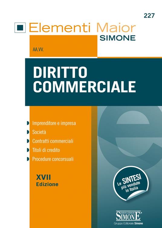 Diritto commerciale - Redazioni Edizioni Simone - ebook