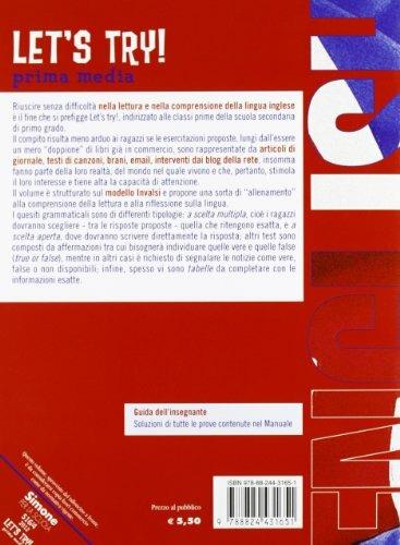  Let's try! Per la 1ª classe della Scuola media -  Edward Lukeson - 2