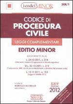 Codice di procedura civile. Leggi complementari. Ediz. minor