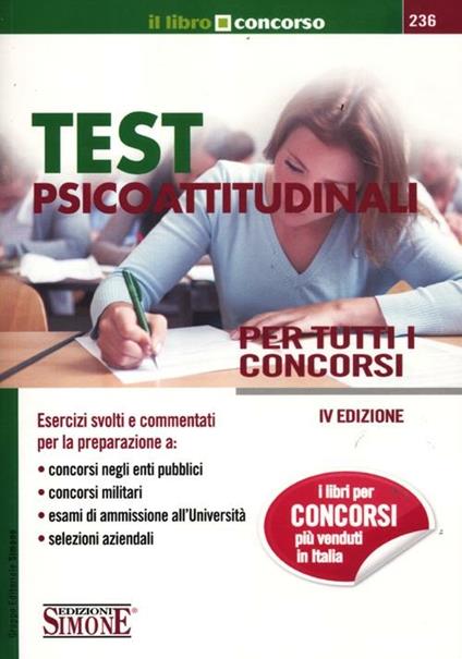 Test psicoattitudinali per tutti i concorsi - copertina
