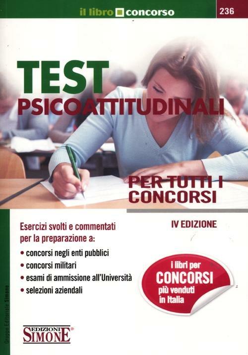 Test psicoattitudinali per tutti i concorsi - copertina
