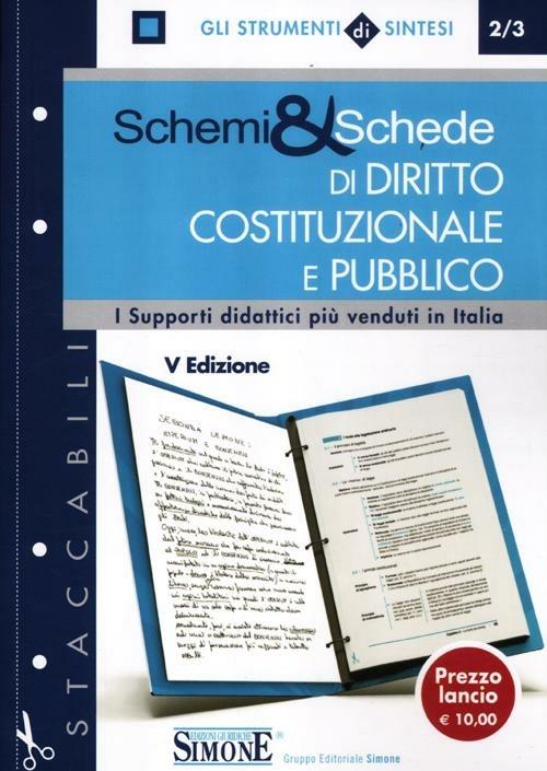 Schemi & schede di diritto pubblico e costituzionale - copertina