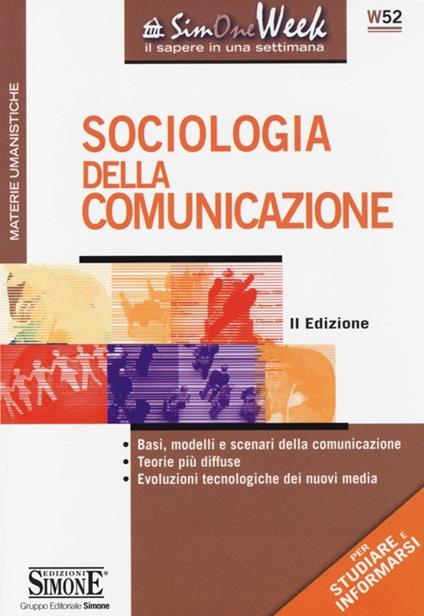 Sociologia della comunicazione - copertina