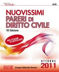 Nuovissimi Pareri di Diritto Civile - Redazioni Edizioni Simone - ebook