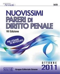 Nuovissimi Pareri di Diritto Penale - Redazioni Edizioni Simone - ebook