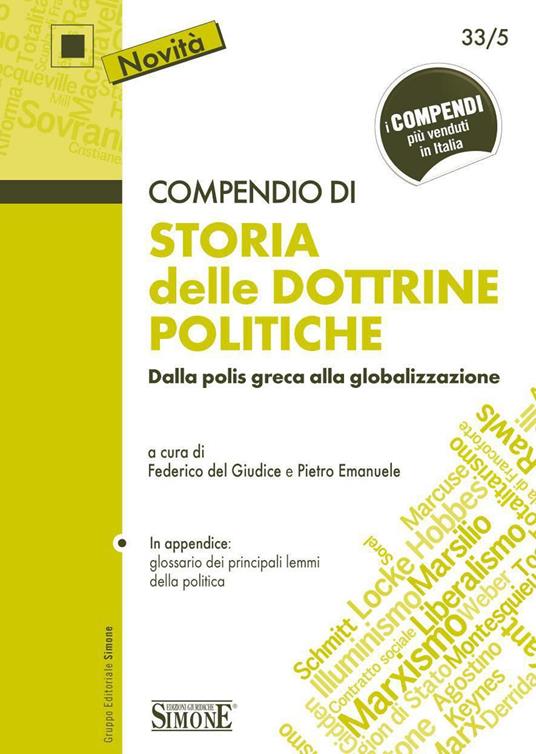 Compendio di storia delle dottrine politiche. Dalla polis greca alla globalizzazione - Federico Del Giudice,Pietro Emanuele - ebook