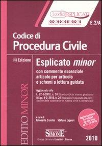 Codice di procedura civile esplicato. Ediz. minor - copertina