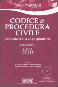 Codice di procedura civile. Annotato con la giurisprudenza. Con CD-ROM - copertina
