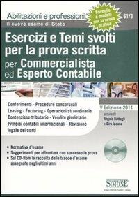 Esercizi e temi svolti per la prova scritta per commercialista ed esperto contabile. Con CD-ROM - copertina