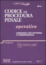Codice di procedura penale operativo annotato con dottrina e giurisprudenza