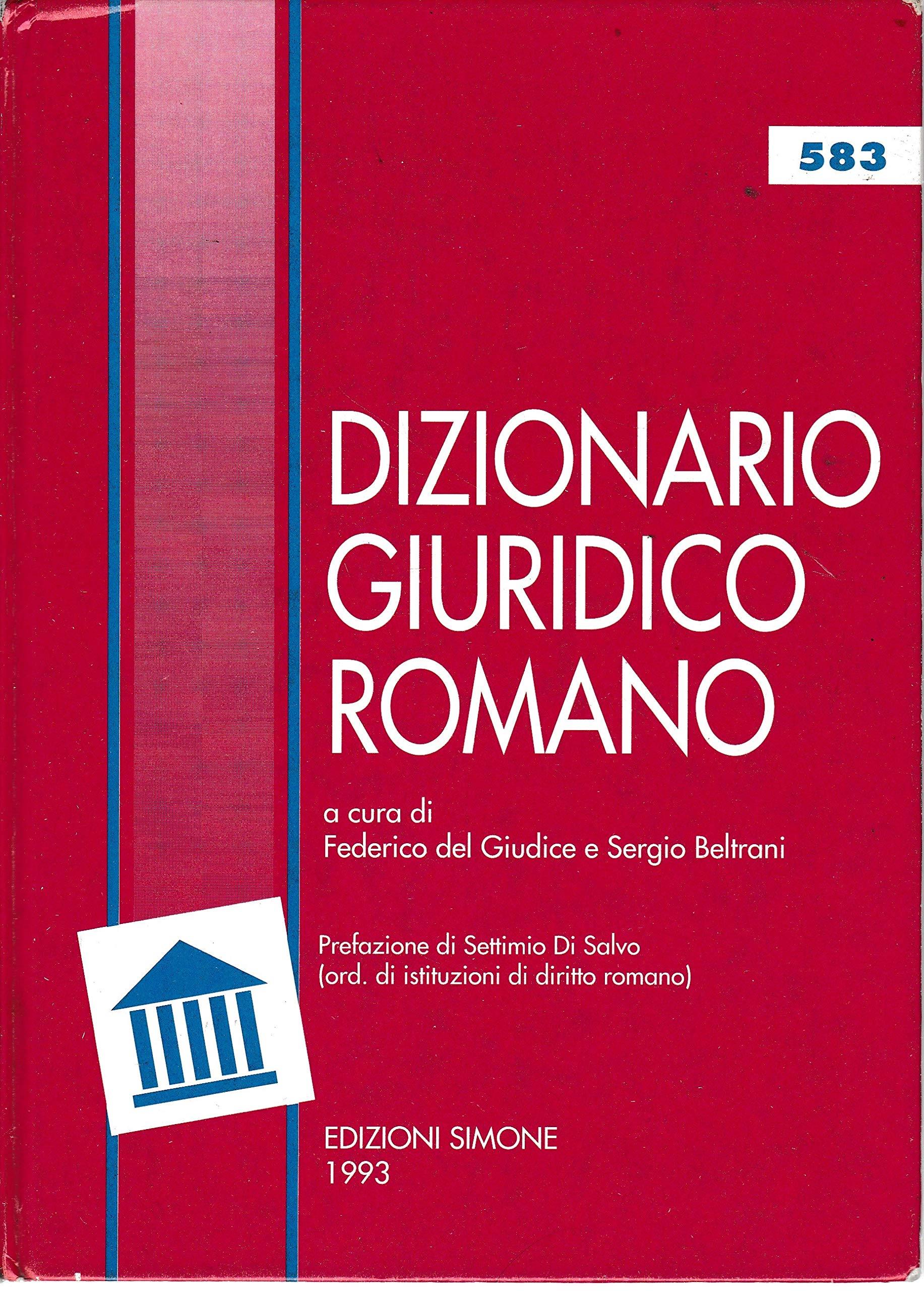Dizionario giuridico romano