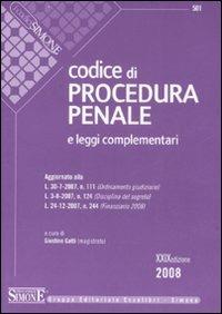 Codice di procedura penale e leggi complementari - copertina