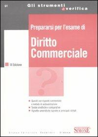Prepararsi per l'esame di diritto commerciale - copertina